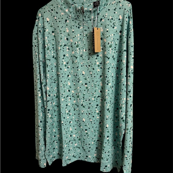 SWING JUICE GOLF SPLATTER MEN'S QUARTER ZIP XXL - Picture 2 of 4
